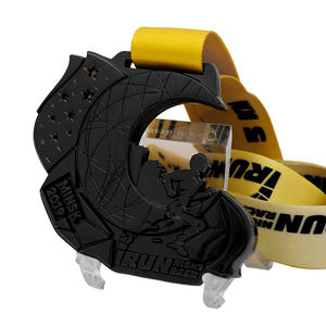 Offre Spéciale porte-cloche en métal personnalisé Style sportif praticabilité avec la nouvelle conception du fabricant de médailles de ruban pour les praticiens - Product Image 3