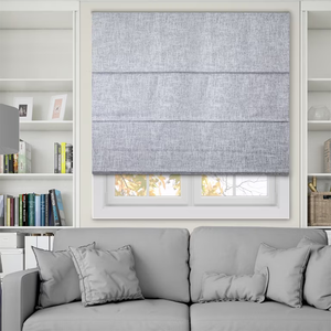 Stores romains occultants électriques Hunters en polyester, ouverture automatique haut-bas, style moderne et luxueux pour portes-fenêtres. - Product Image 6