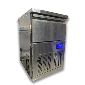 Fabbricatore di Ghiaccio Commerciale in Acciaio Inox con Controllo Touch, per Uso Domestico e Alberghiero, Produzione Giornaliera 30-40kg di Ghiaccio Quadrato - Product Image 3