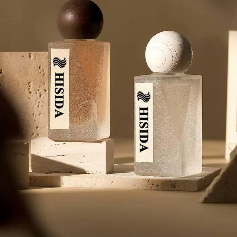 frosted glass bottle