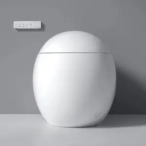 Wholesale Smart Automatic Wc Toilet Intelligent Egg Shaped Sanitary Wares Smart Automatic Wc Toilet