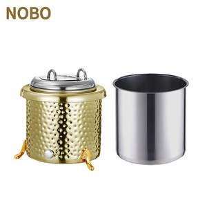 13L Buffet zuppa pentola in acciaio inox fodera rame stoviglie cibo <span class=keywords><strong>elettrico</strong></span> più caldo ristoranti zuppa - Product Image 2