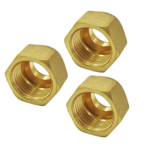 Kit de montaje de Tubo Acampanado de latón SAE de 45 grados, tuerca NPT forjada corta de 1/4 "5/8" OD, surtido de tuercas acampanadas para aire acondicionado, cuidado de la salud - Product Image 6