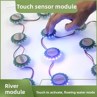 Éclairage LED pour table de rivière, éclairage progressif, capteur tactile, module de capteur intégré 24V, éclairage de table intelligent DIY