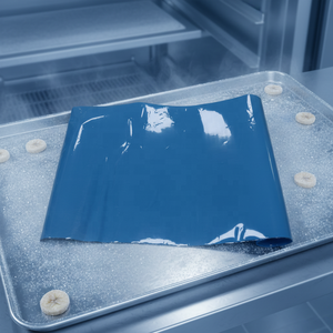 Tapis de cuisson en silicone sur mesure pour congélation à basse température (-40°C) avec revêtement en acier inoxydable pour bananes - Product Image 1