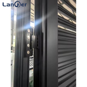 Puertas de Celosía Interiores con Marco de Acero Reforzado y Ventilación de Seguridad para Hotel, Puerta de Celosía de Vidrio con Función de Ventilación - Product Image 6