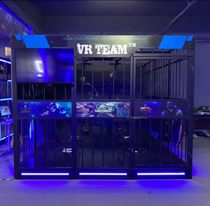 <span class=keywords><strong>เครื่องเล่น</strong></span>เกมยิงปืนเสมือนจริง 9D <span class=keywords><strong>VR</strong></span> House แบบอินเทอร์แอคทีฟสำหรับผู้เล่นหลายคน 4 คน ที่กว่างโจว ปันหยู ห้องเล่นเกม <span class=keywords><strong>VR</strong></span> ในร่มสำหรับสวนสนุก - Product Image 6