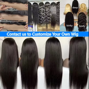 Perruques sans colle <span class=keywords><strong>Nu</strong></span> Look Hair Straight 13x6, cheveux humains, dentelle transparente HD, perruque frontale en dentelle, cheveux humains naturels pour femmes noires - Product Image 6