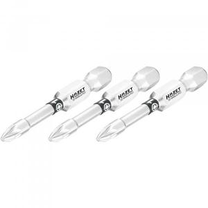HAZET - 2216NSLG-<b>PZ2</b>/3 1/4'' POZIDRIV® Solid long insert set (3 pcs.) - EAN 4000896239047 INSERTS FOR SCREWING <b>BITS</b> - Product Image 1