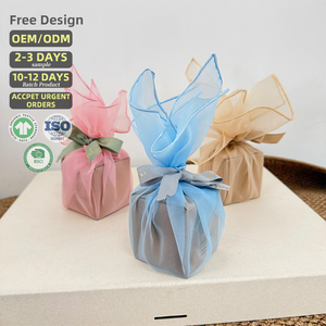 <span class=keywords><strong>ผ้า</strong></span>ออร์แกนซ่า CH เป็นมิตรกับสิ่งแวดล้อม ใช้ซ้ำได้ ย่อยสลายได้ <span class=keywords><strong>ผ้า</strong></span><span class=keywords><strong>ห่อ</strong></span>ของขวัญแบบเย็บโอเวอร์ล็อค สำหรับบรรจุภัณฑ์โปรโมชั่น - Product Image 5