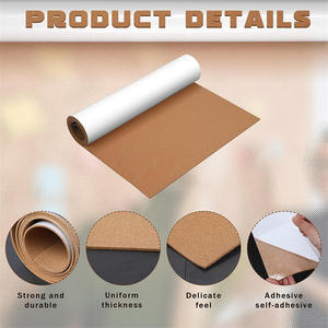 Vente directe d'usine liège pour mur feuilles <span class=keywords><strong>de</strong></span> liège adhésif haute densité rouleau <span class=keywords><strong>de</strong></span> liège adhésif pour babillard et mur photo - Product Image 5