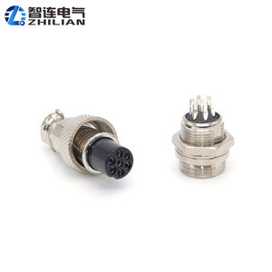 Авиационный разъем GX16, 2-5 контактов, для монтажа на панель, водонепроницаемый IP67, ZLconnector, нержавеющая сталь/цинковый сплав, штекер/гнездо - Product Image 5