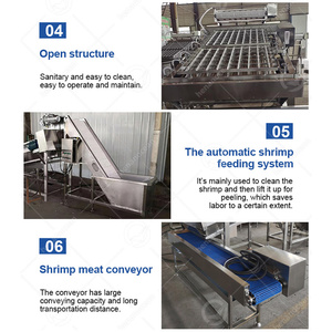 Machine à éplucher les crevettes en acier inoxydable OCEAN Machine à éplucher les crevettes électrique - Product Image 4