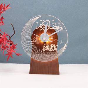 ABS อะคริลิค3D หลอด<span class=keywords><strong>ไฟ</strong></span> LED กลางคืนฐานตั้งสีดำพร้อมอะแดปเตอร์ไฟสาย USB + รีโมทคอนโทรลสำหรับเป็นของขวัญวันเกิดวันคริสต์มาส - Product Image 4