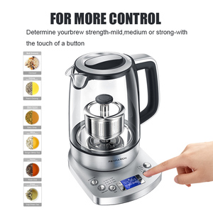 <span class=keywords><strong>Bollitore</strong></span> da tè <span class=keywords><strong>elettrico</strong></span> di fascia alta <span class=keywords><strong>con</strong></span> cestello per birra staccabile caldaia in acciaio inossidabile intelligente per gli appassionati di tè a casa - Product Image 4