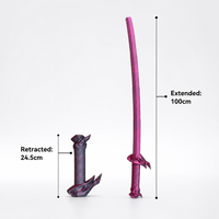 Services d'impression 3D : Jouet animalier pour enfants, crabe ermite aux grands yeux, articulations mobiles, personnalisable, idéal pour les récompenses et cadeaux d'entreprise