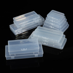 17,1*5,1*1,3cm 13*5,1*1,3cm 17,2*5,7*1,6cm 11,7*5,7*1,6cm Transparente Rechteckige Durchsichtige Plastikbox Aufbewahrungsorganizer - Product Image 2