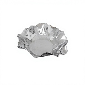 Fabuloso diseño de tazón decorativo de aluminio de la mejor calidad, tamaño y forma personalizados, tazón para servir comida en India. - Product Image 1