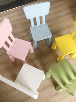 Tabouret/chaise en plastique pour enfants avec dossier pour usage domestique et scolaire en maternelle Chine