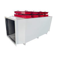 Chauffage d'air électrique à grande puissance 380V 50KW avec contrôle PLC intelligent pour le chauffage des lignes de production industrielles automatisées