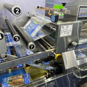 자동 수평 플로우팩 베개 포장 기계 빵 포장 플로우 백 래퍼 포장기 - Product Image 4