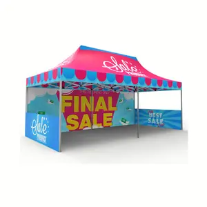 Outdoor 10X20 Trade Show Display Tent Marquee Tuinhuisjes Luifel Pop Up Custom Tent Met Logo