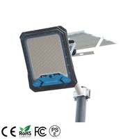 Projecteur LED solaire 4G IP66 avec surveillance CCTV 600W, éclairage de jardin en aluminium