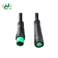 Connecteurs circulaires électriques M8, 5 broches, unisexes imperméables IP66, pour éclairage extérieur à LED, livraison en chine