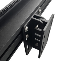 Kit de fixation universel pour auvent latéral 4x4, support de toit en acier robuste à dégagement rapide pour SUV et camion, revêtement noir en poudre