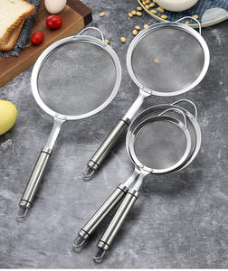 Outil de <span class=keywords><strong>cuisine</strong></span> <span class=keywords><strong>professionnel</strong></span> <span class=keywords><strong>tamis</strong></span> centrifugeuse liquide solide vibrant secouer la main farine <span class=keywords><strong>tamis</strong></span> <span class=keywords><strong>tamis</strong></span> - Product Image 2