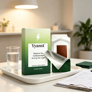 Tiras Calmantes Naturales para la Noche, Fórmula con Mezcla de Plantas, Alivian la Inquietud Durante la Noche, Efecto Suave y Relajante, 30 Tiras Orales - Product Image 2