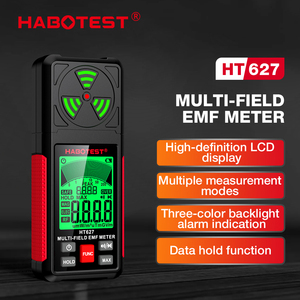 Medidor Magnético y de EMF Multifuncional Habotest HT627 1v/m-1999v/m con Pantalla LCD, Tiempo de Respuesta de 0.5s, Máx./Mín. - Product Image 3