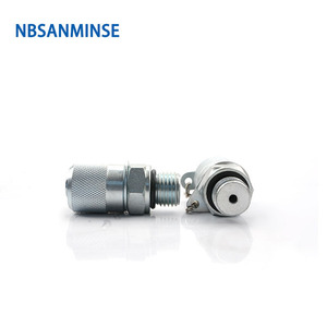 Raccords de test de pression hydraulique NBSANMINSE, vanne à bille en acier pour systèmes pétrochimiques - Product Image 2