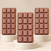 Jouet souple en forme de barre de chocolat en PU, nouveauté, pour décoration de bureau, unisexe, à partir de 14 ans