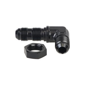 Conector de Codo de Aluminio de 90 Grados AN6 AN8 AN10, Adaptador Macho Hembra, Conectores Automotrices Negros - Product Image 3