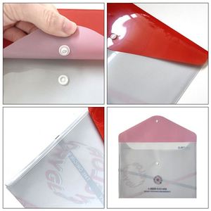 Promotion <b>Plastic</b> Document <b>Folder</b> PP A5 Custom Snap Button Office File <b>Folder</b> for Business - Product Image 4