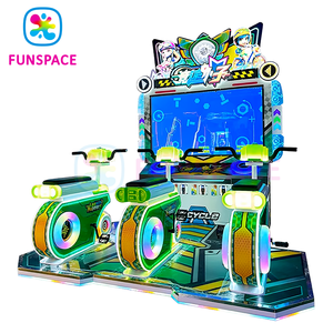 Machine <span class=keywords><strong>de</strong></span> jeu <span class=keywords><strong>vidéo</strong></span> d'arcade pour enfants Funspace, à pièces, simulateur <span class=keywords><strong>de</strong></span> course <span class=keywords><strong>de</strong></span> vélo pour centre <span class=keywords><strong>de</strong></span> jeux - Product Image 3