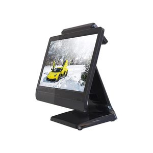 15.6inch Restaurant Cash Register Win11 pro Dual Screen <b>Touch</b> Screen <b>Monitor</b> Android POS System All in One computer - Product Image 1