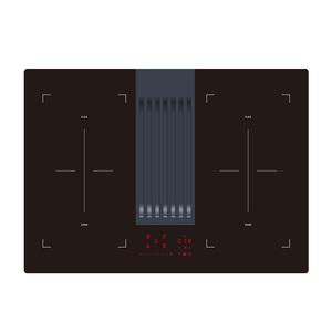 Placa de Inducción Integrada con Pantalla Táctil, Cocina de 4 Quemadores con Extractor de Humo, Suministro Directo de Fábrica, para Freír - Product Image 3