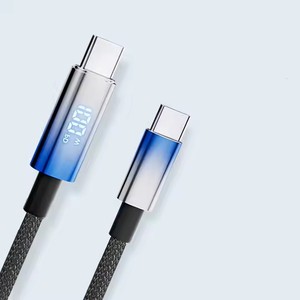 Vente en gros câble de données Tressé de haute qualité 1m 2m 3m <span class=keywords><strong>USBC</strong></span> Type C PD 100W 48V 5A Charge rapide 480Mbps Câble de transfert de données Type C - Product Image 1