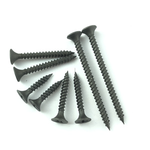 थोक मूल्य 3.5 एक्स 50 मिमी धातु स्व-टैपिंग ड्राईवॉल स्क्रू के लिए ब्लैक बगल हेड ड्राईवॉल स्क्रू - Product Image 3