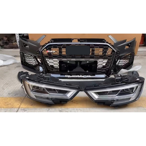Kit Carrozzeria per <span class=keywords><strong>A3</strong></span> S3 8V Berlina/Hatchback (2014-2016) Pre-Restyling a Stile RS3 con Paraurti Anteriore e Aggiornamento Fari Conversione in Stile RS3 8V.5 - Product Image 2