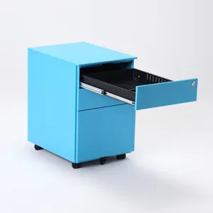 Mobile Archive Storage Cabinet Office Metal Rolling Mobile Pedestal File Mobile Stall Display Drawer Filing Cabinet