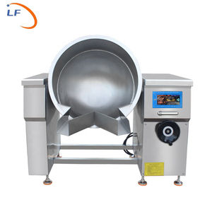 Hervidor de agua con camisa de vapor Global 100l 300l 500l CON MEZCLADOR DE VAPOR Hervidor de cocina con camisa de calefacción eléctrica de Gas para sopa de pasta de tomate - Product Image 5