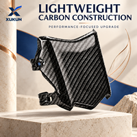 Plaque de protection avant en fibre de carbone véritable pour Sur Ron Light Bee, protection contre la boue, la poussière et les débris, accessoires pour moto tout-terrain