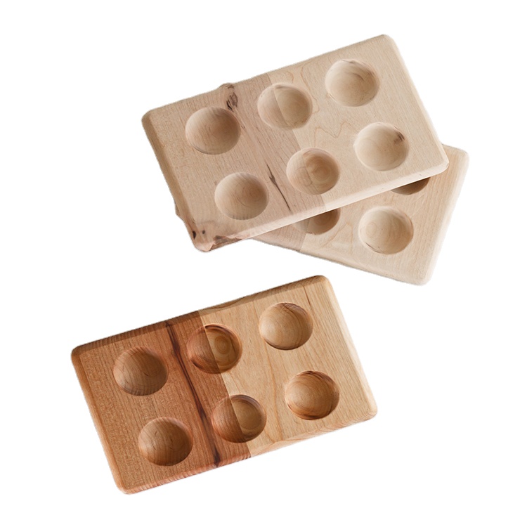 Китайское профессиональное производство, деревянный органайзер для яиц, подставка для яиц
