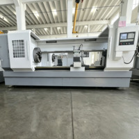 Torno CNC de Cama Plana CAK61125, 3000mm entre Centros, 1250mm de Giro, Control GSK para Mecanizado de Ejes Largos