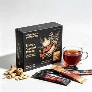 Complément alimentaire en gros pour hommes : Poudre d'énergie botanique, mélange d'herbes Tribulus Maca Ginseng, bâtonnets de vitalité quotidienne en poudre - Product Image 1
