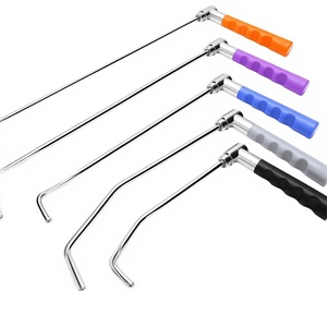 Kit <span class=keywords><strong>de</strong></span> 5 tiges rotatives réglables à 360° avec poignée pivotante, outils professionnels <span class=keywords><strong>de</strong></span> réparation <span class=keywords><strong>de</strong></span> bosses <span class=keywords><strong>sans</strong></span> <span class=keywords><strong>peinture</strong></span>, kit métallique robuste - Product Image 1