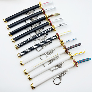 Design de mode Offre Spéciale japonais Anime démon tueur couteau modèle pendentif porte-clés en métal - Product Image 1